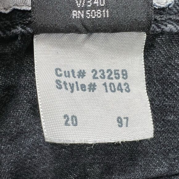 VTG 90s Anchor Blue Loose Jeans 36x30 (Actual 34x27) Black Y2K Grunge Skate - Picture 7 of 13